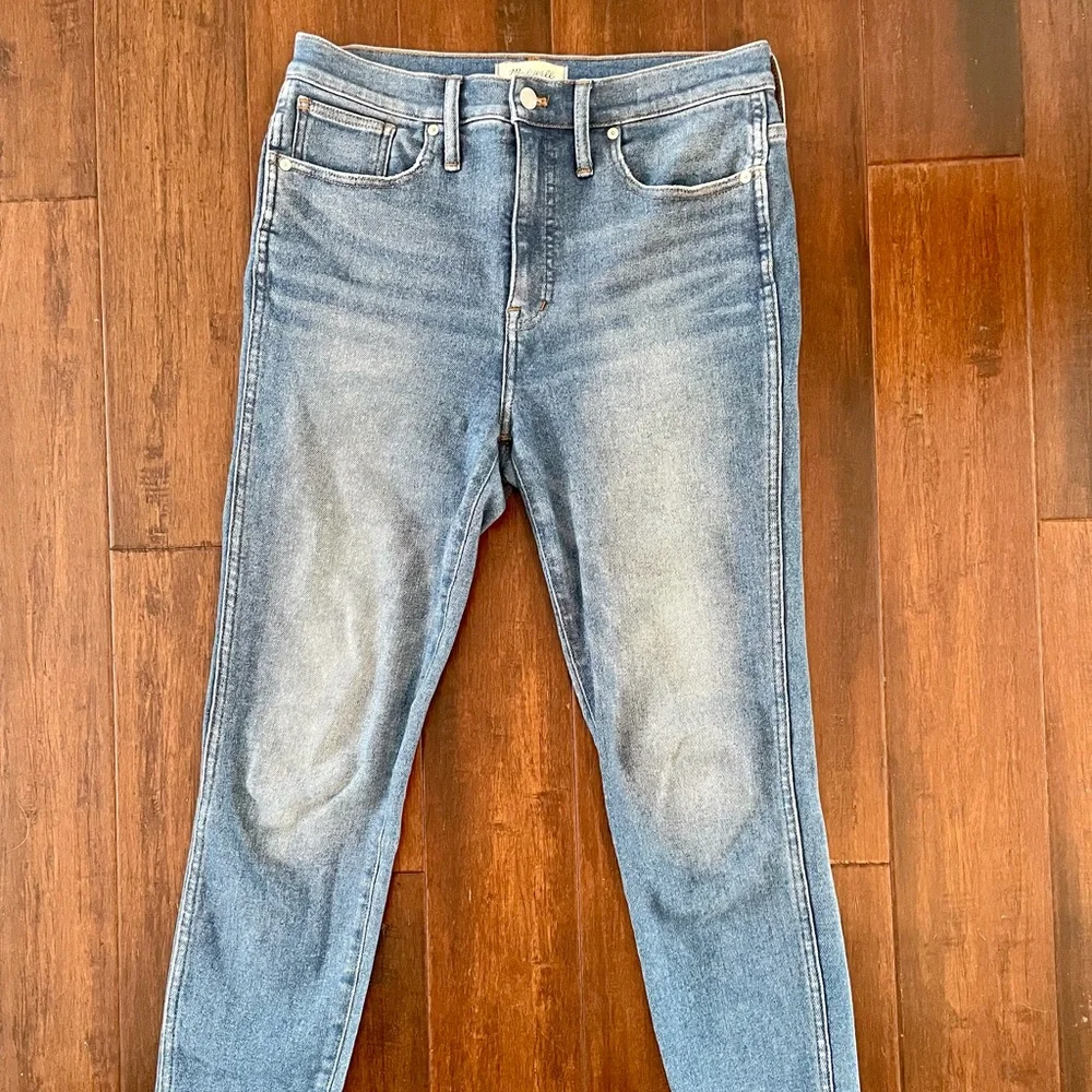 Madewell Denim Jeans: 10 inch high rise skinny crop. Size 29 tall. - Picture 4 of 9